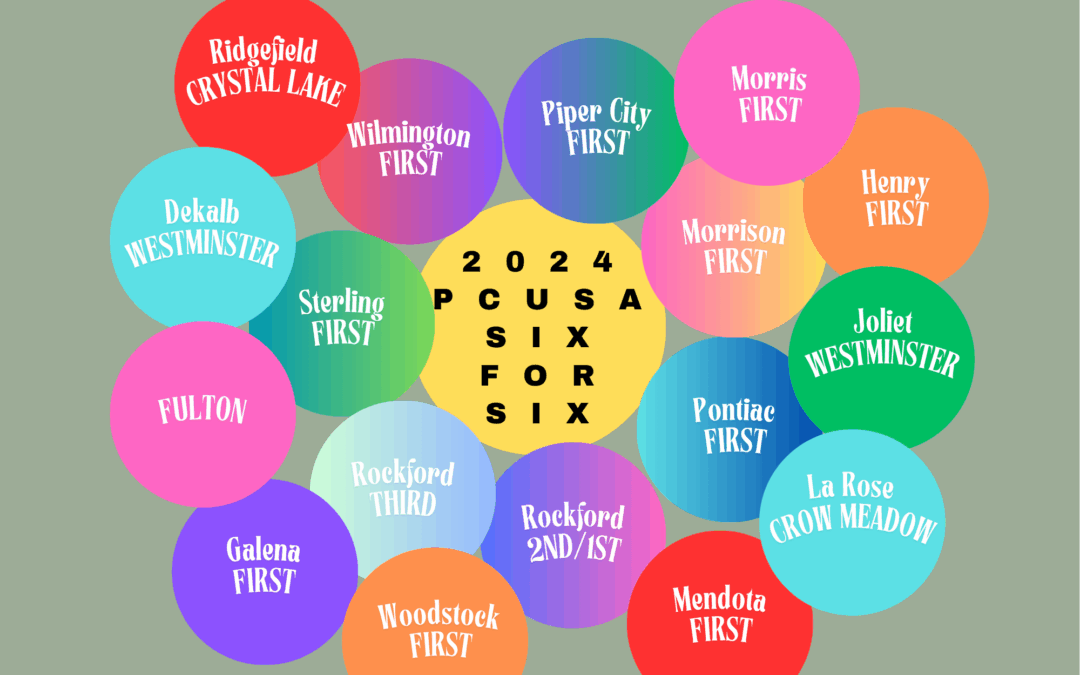 Six for Six Award goes out to 17 Churches